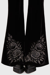 A Devil's Rose Flares Black