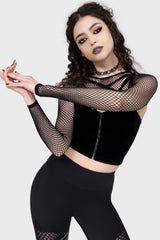 Bite Me Fishnet Bolero B
