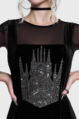 CATHEDRA CORSET MINI DRESS