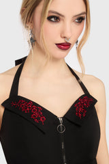 Devil's Darling Halter Neck Mini Dress