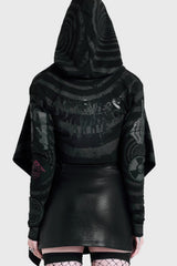 HOW MUCH LONGER? CROPPED OPEN CARDI