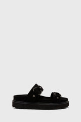 Obsidian Night Flat Sandal