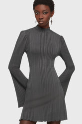 Of The Blade Mini Dress Grey