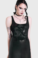 ROT IN HELL CORSET TOP