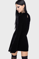 Serenade Of Shadows Mini Dress