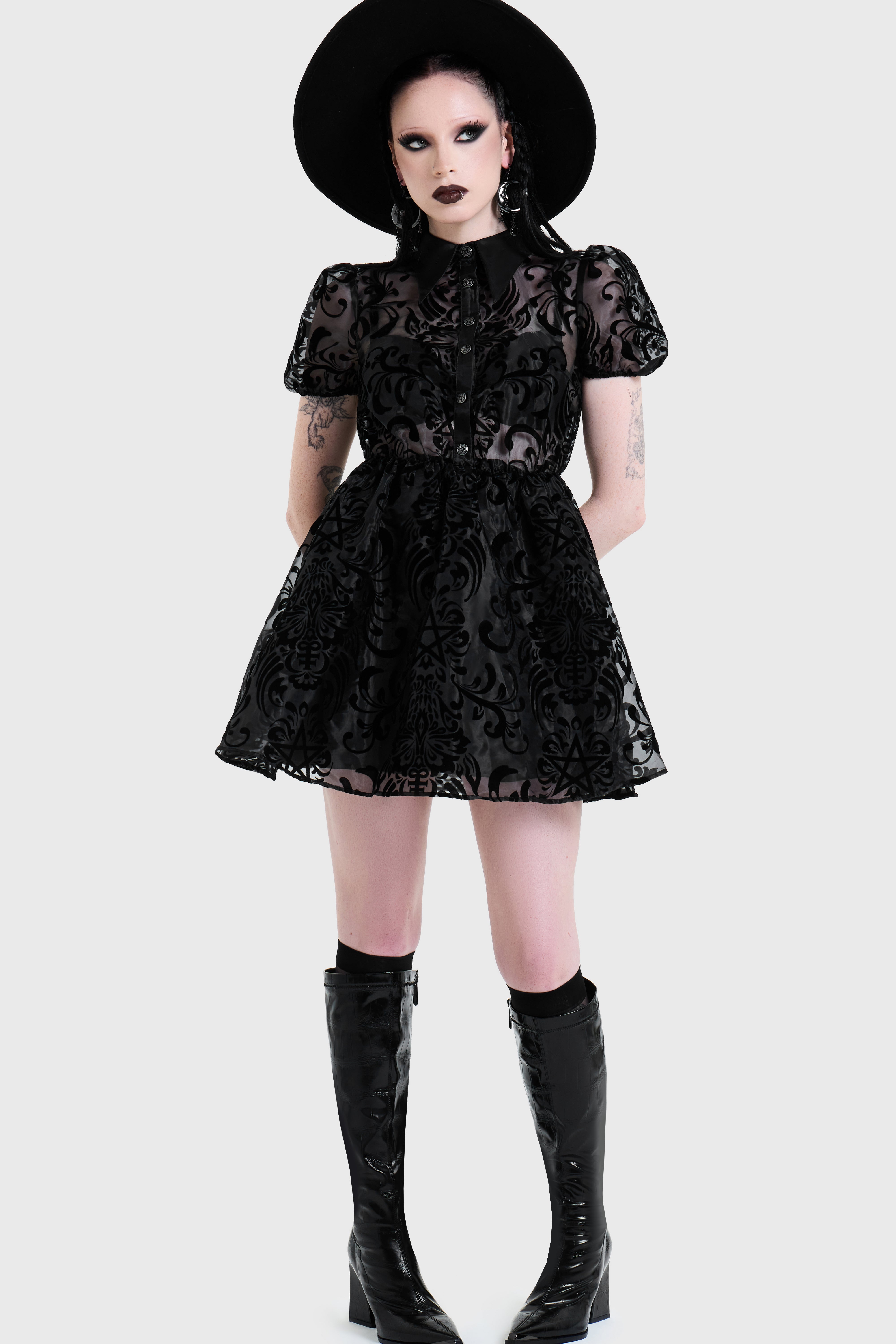 Bloodlust Organza Mini Dress