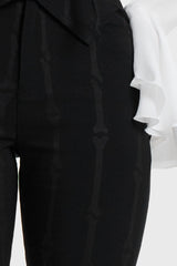 BONE STRIPE FLARES