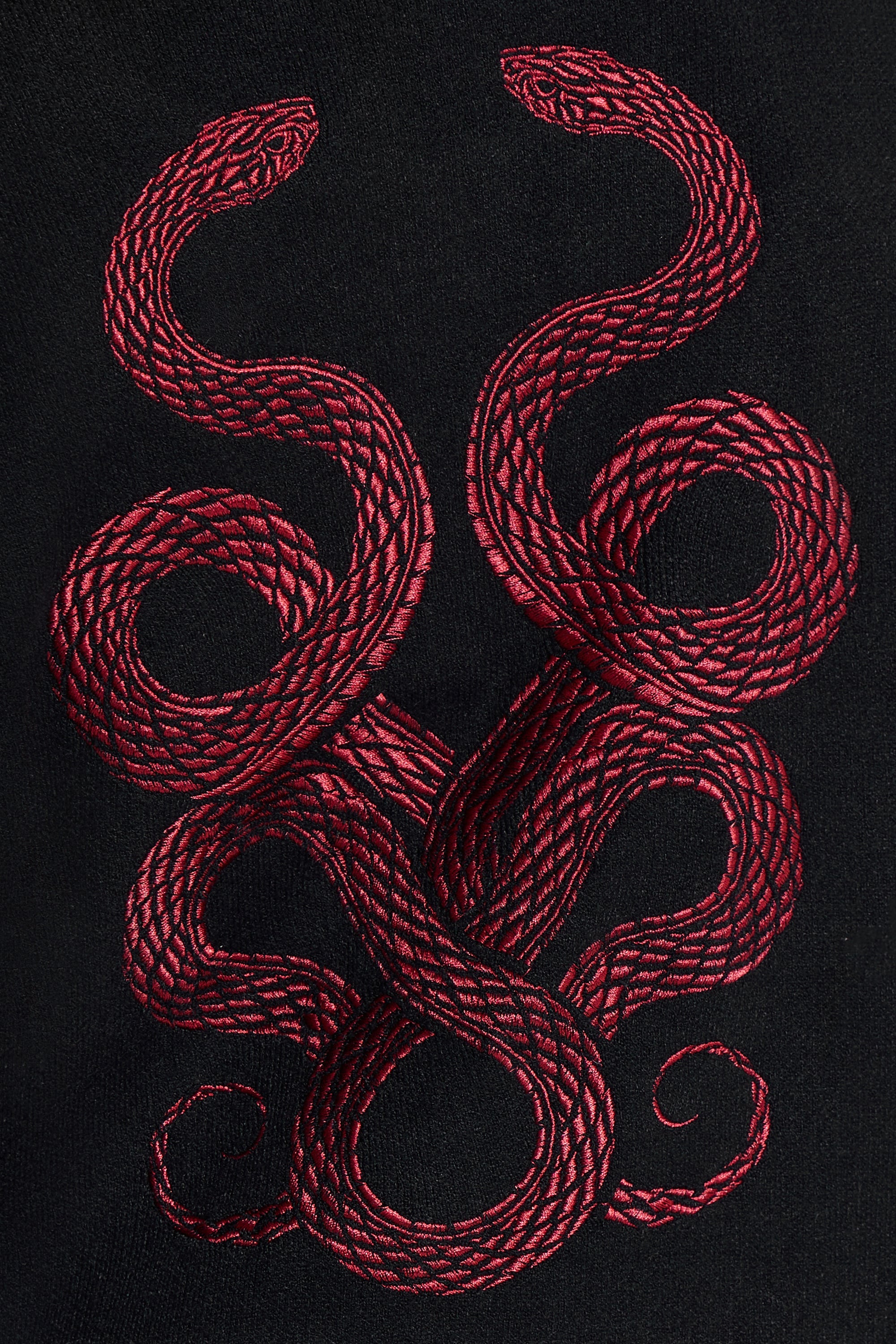 Crimson Viper Knitted Cardigan