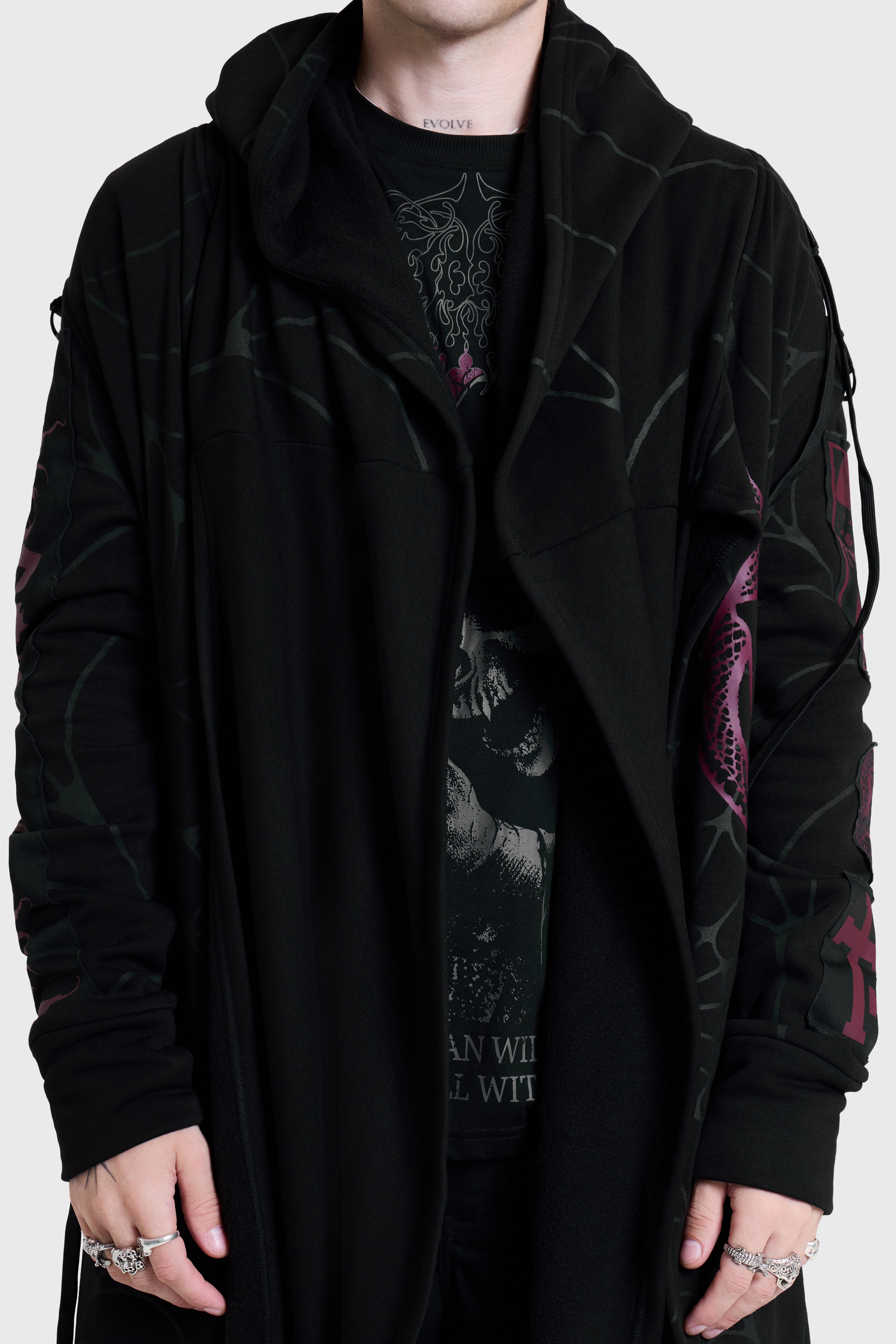 DEAD AS F**K ASSASSINS LONG CARDI