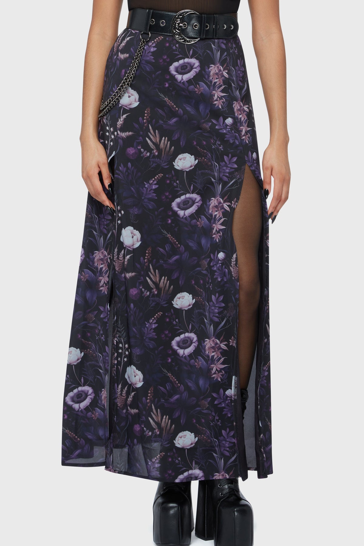 Dusk's Garden Maxi Skirt