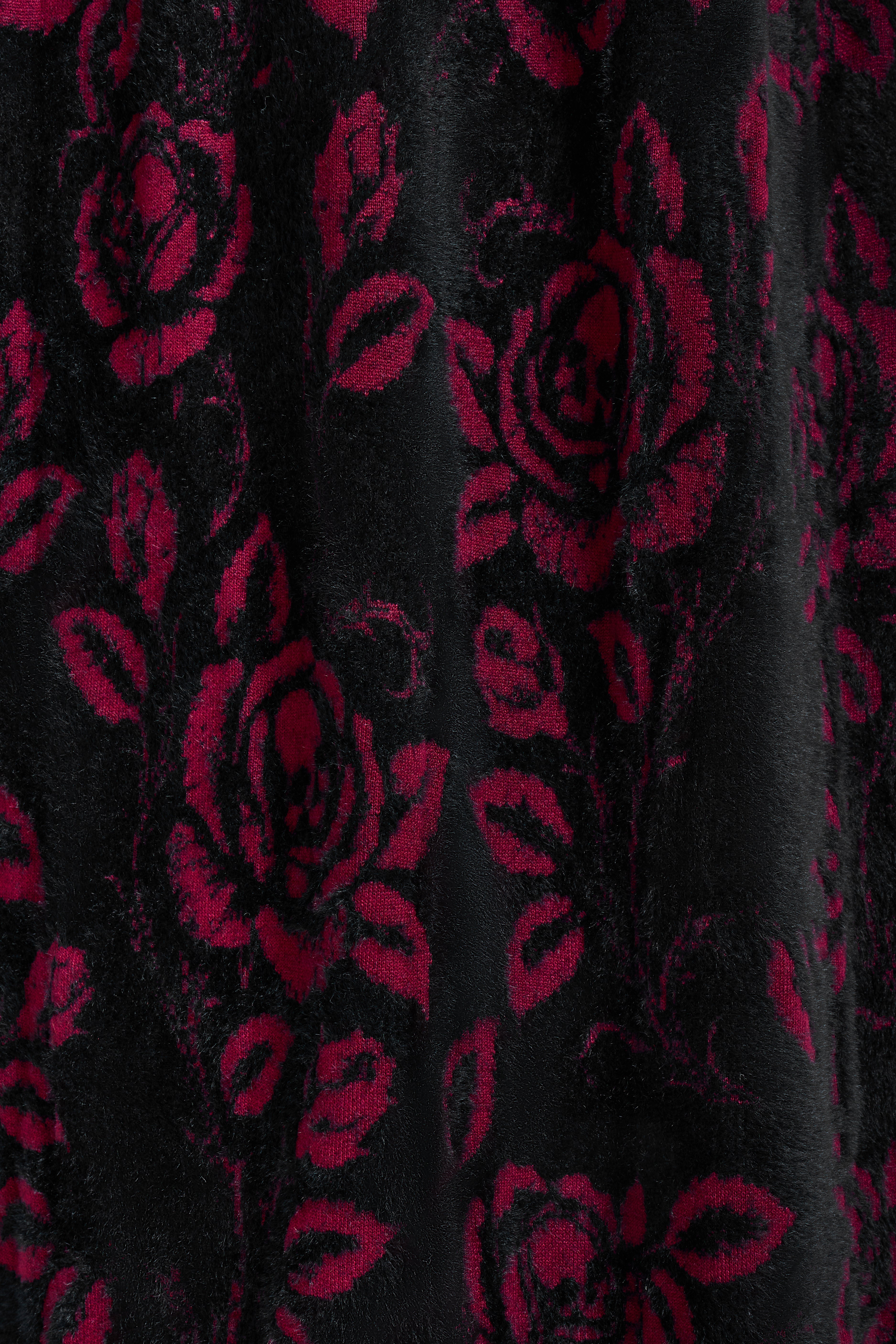 FUNERAL ROSE KNITTED CARDIGAN