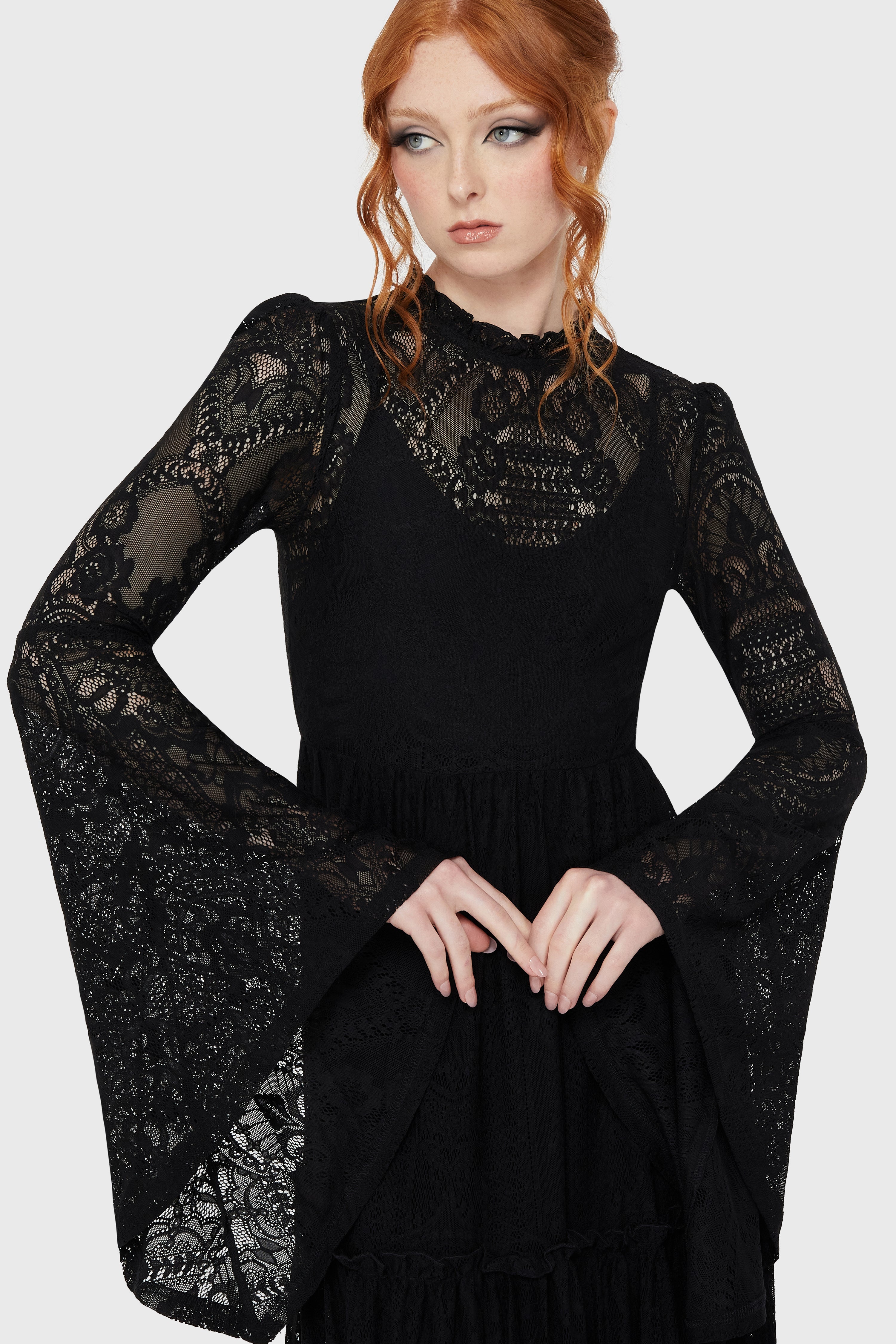 Hecate Lace Maxi Dress B