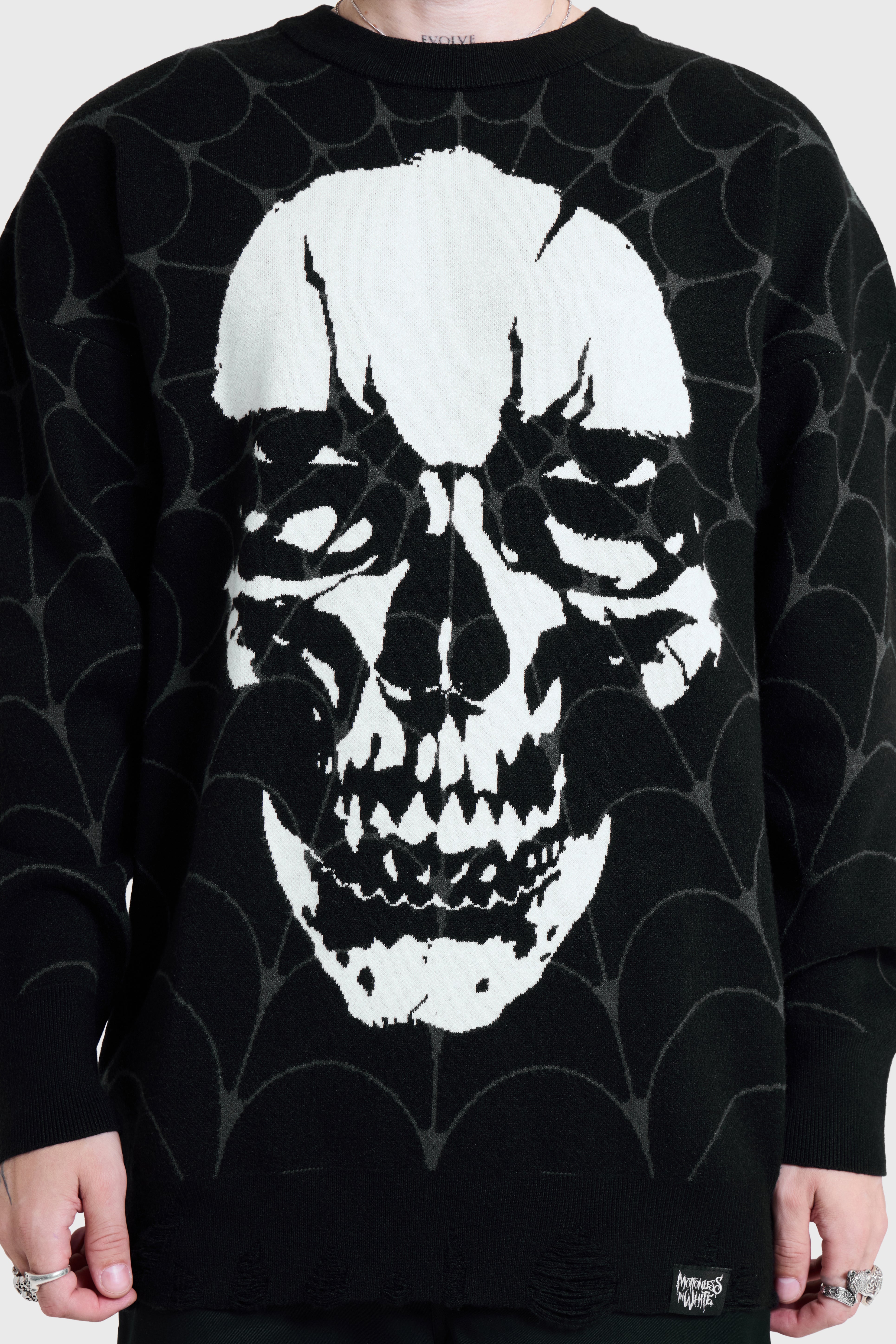 I SCARE MYSELF KNIT SWEATER