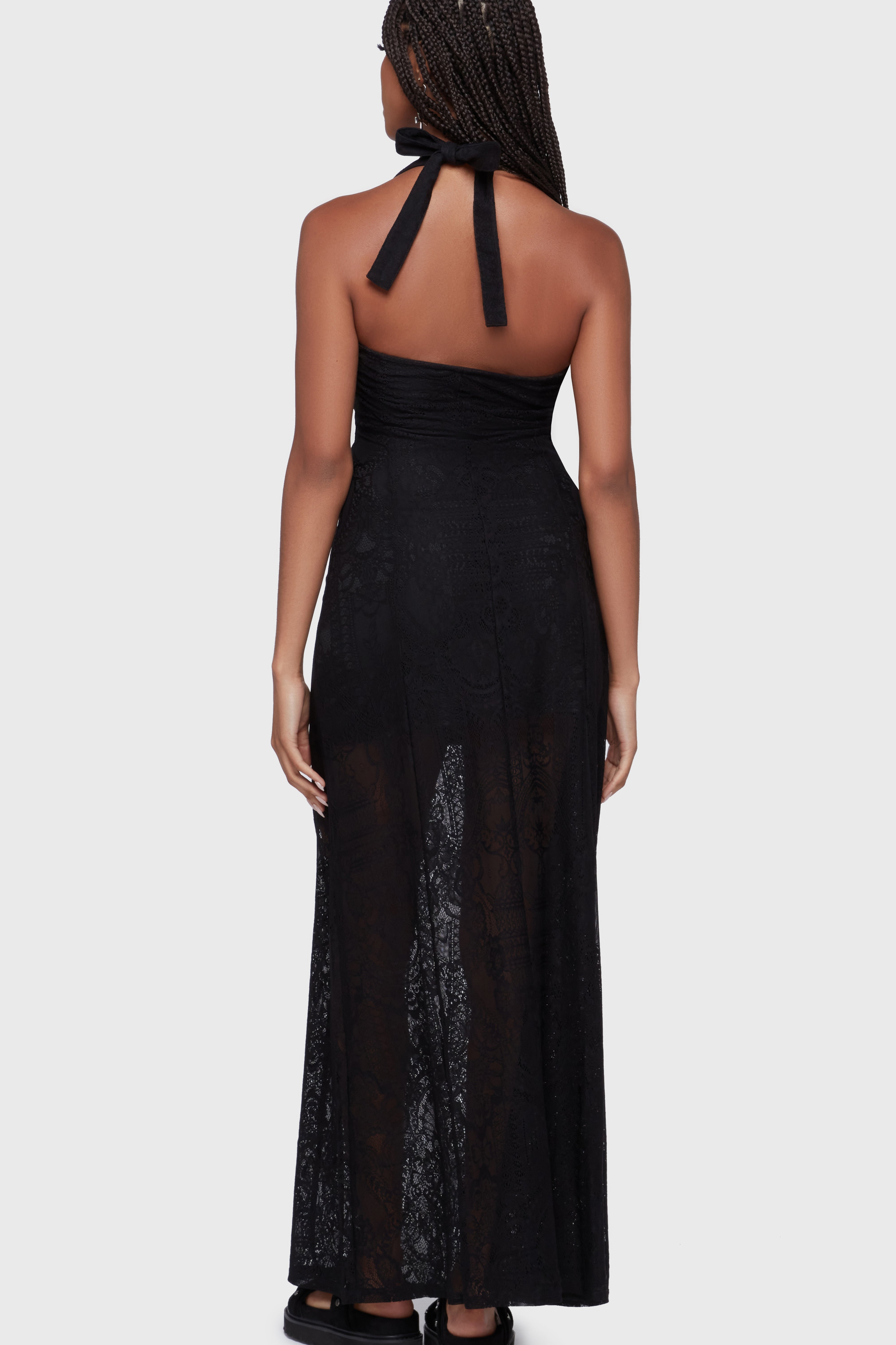 Lilith's Garden Maxi Dress Black