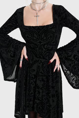 Ophidian Burnout Mini Dress