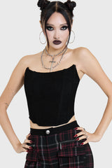 Ophidian Lace Corset Top