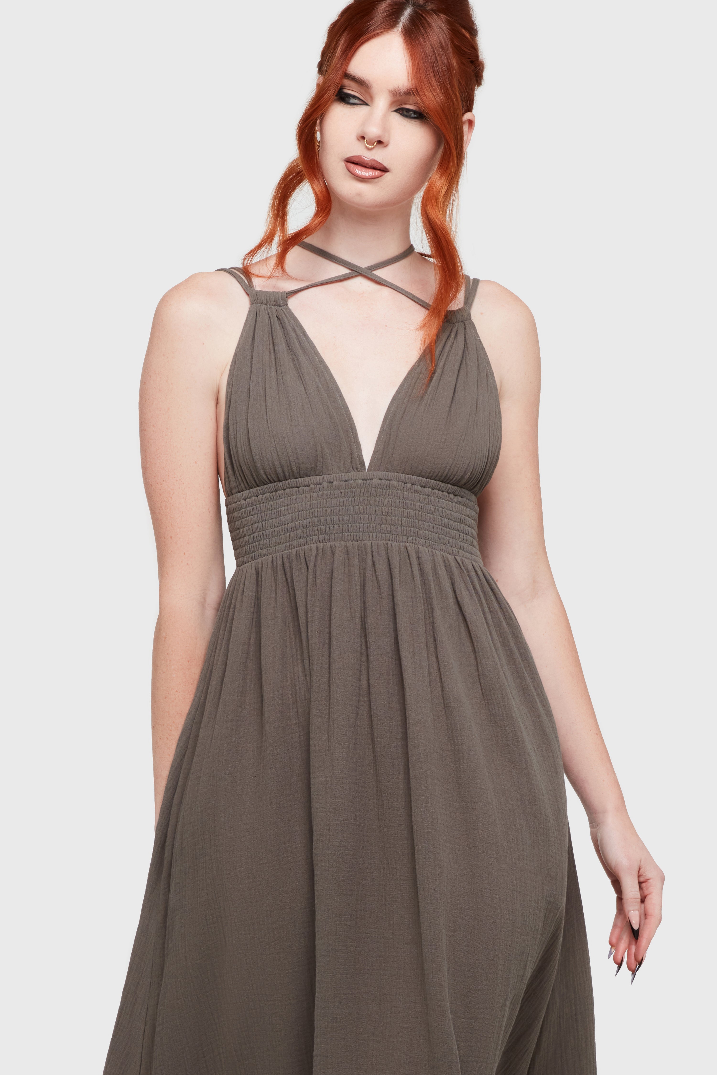 Shadow Dance Dress Green