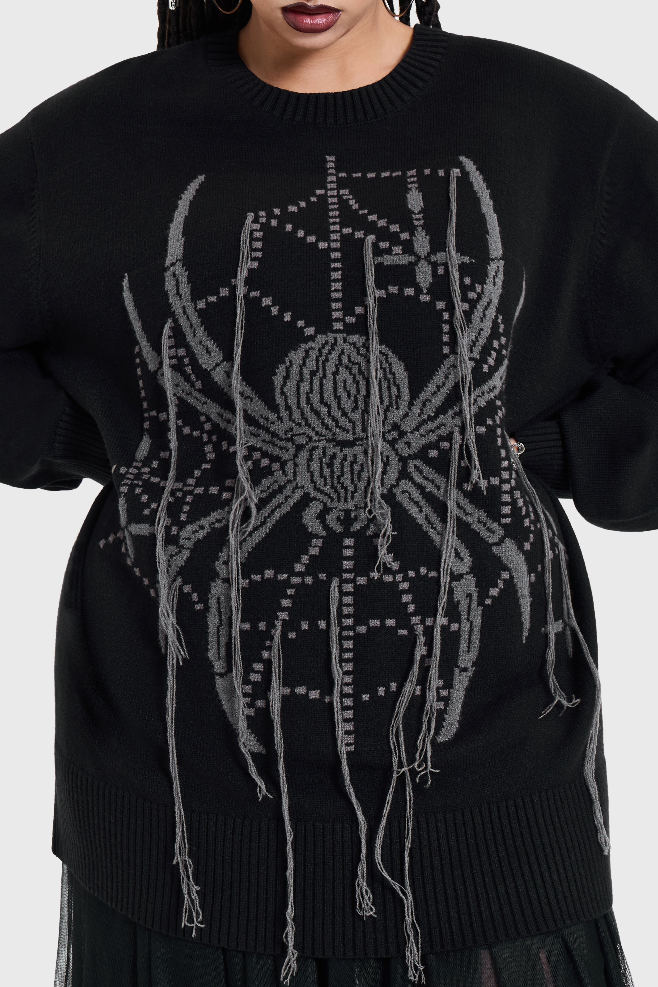 Spiderella Knitted Sweater