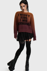 Summoned Knitted Sweater