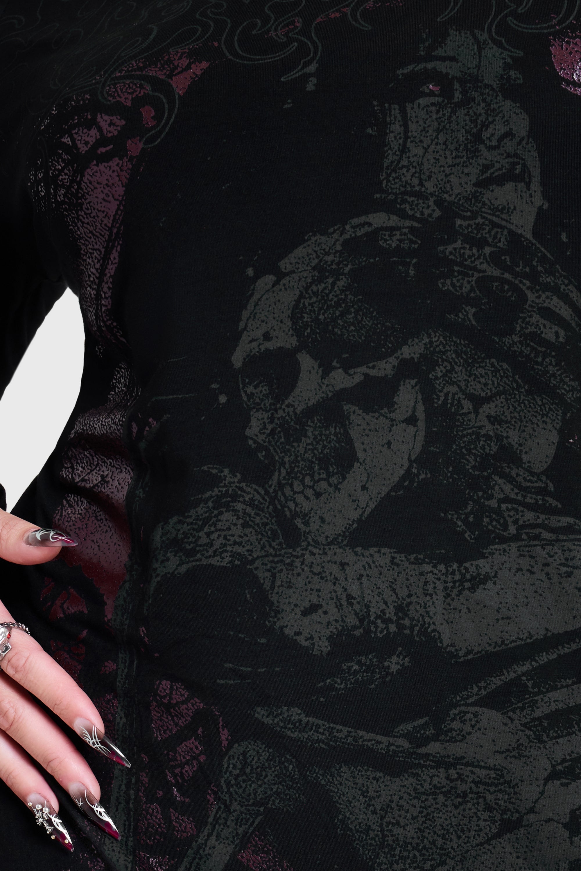 SYNTHETIC LOVE HOOD DRESS