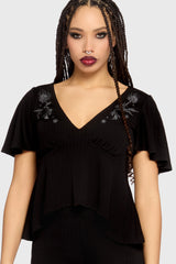 Thistina Embroidered Top