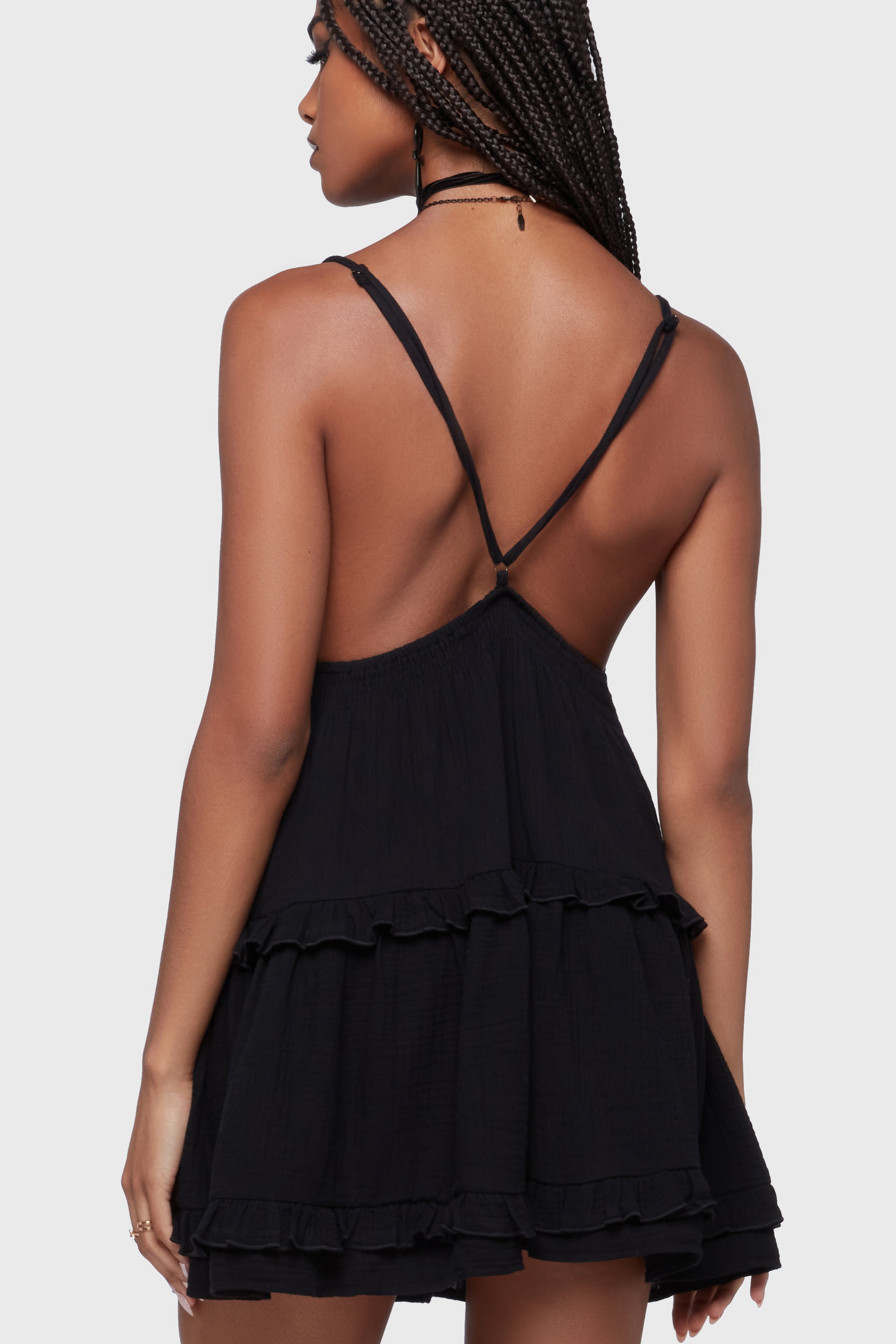 Wolfbane Cove Mini Dress Black